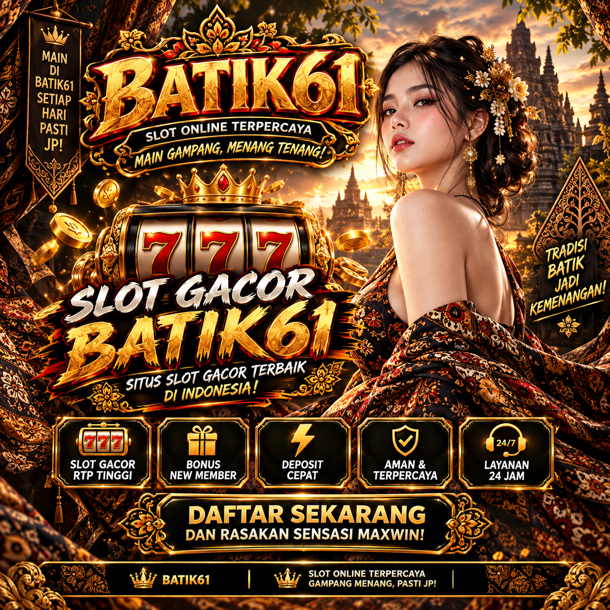 BATIK61 π©Yπͺ Sekar Jagad Simfonik Corak Jagad Pemikat Aliran Tunai