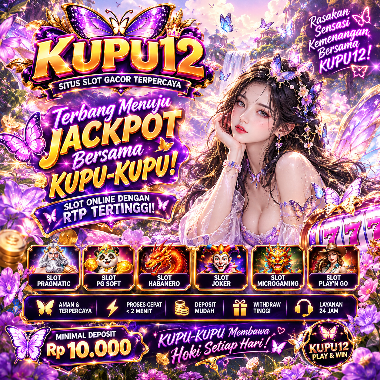 KUPU12 ミ Lamp-Decor Pendaran Cahaya Pemikat Keuntungan Raksasa